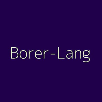 Borer-Lang