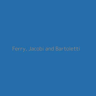 Ferry, Jacobi and Bartoletti