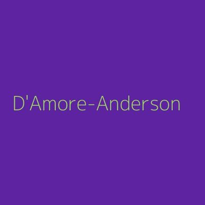 D'Amore-Anderson