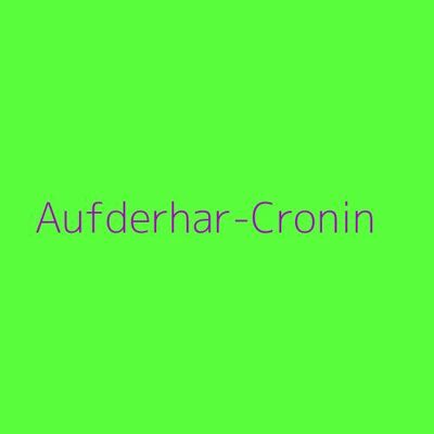 Aufderhar-Cronin