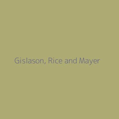 Gislason, Rice and Mayer