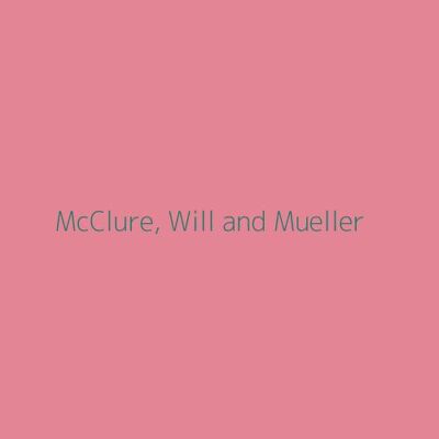 McClure, Will and Mueller