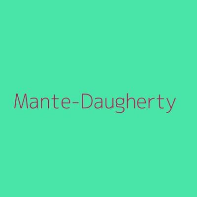 Mante-Daugherty