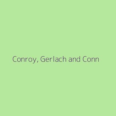 Conroy, Gerlach and Conn