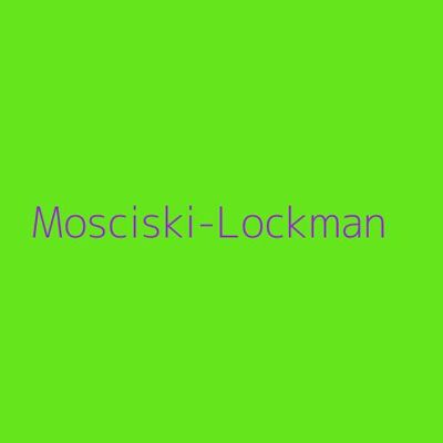 Mosciski-Lockman