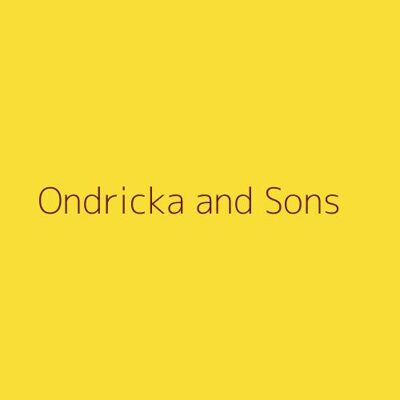 Ondricka and Sons