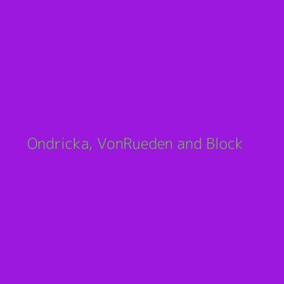 Ondricka, VonRueden and Block