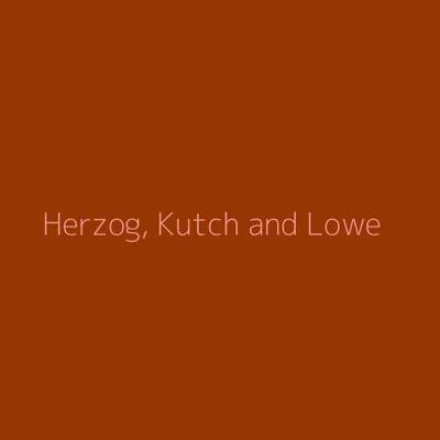 Herzog, Kutch and Lowe