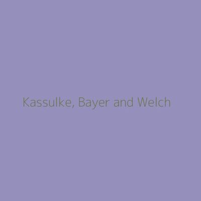 Kassulke, Bayer and Welch