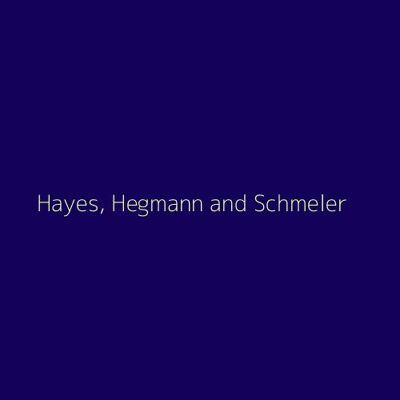 Hayes, Hegmann and Schmeler