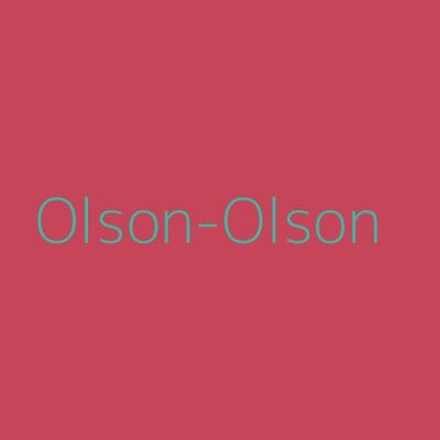 Olson-Olson