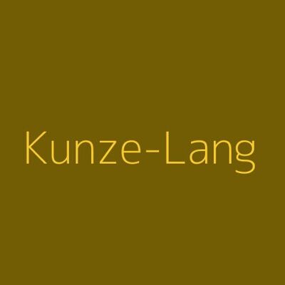 Kunze-Lang