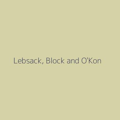 Lebsack, Block and O'Kon