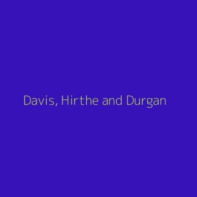 Davis, Hirthe and Durgan