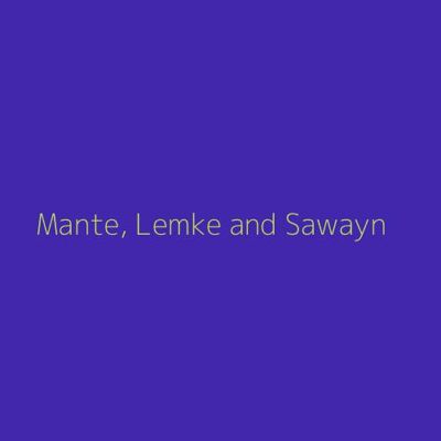 Mante, Lemke and Sawayn