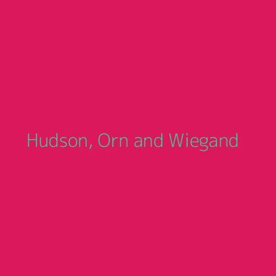 Hudson, Orn and Wiegand