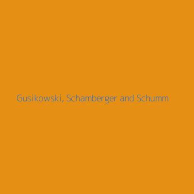 Gusikowski, Schamberger and Schumm