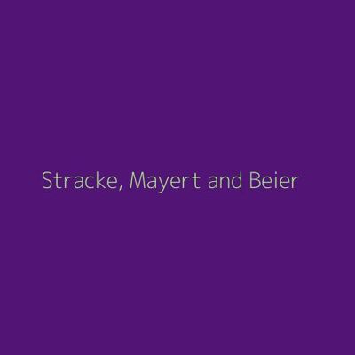 Stracke, Mayert and Beier